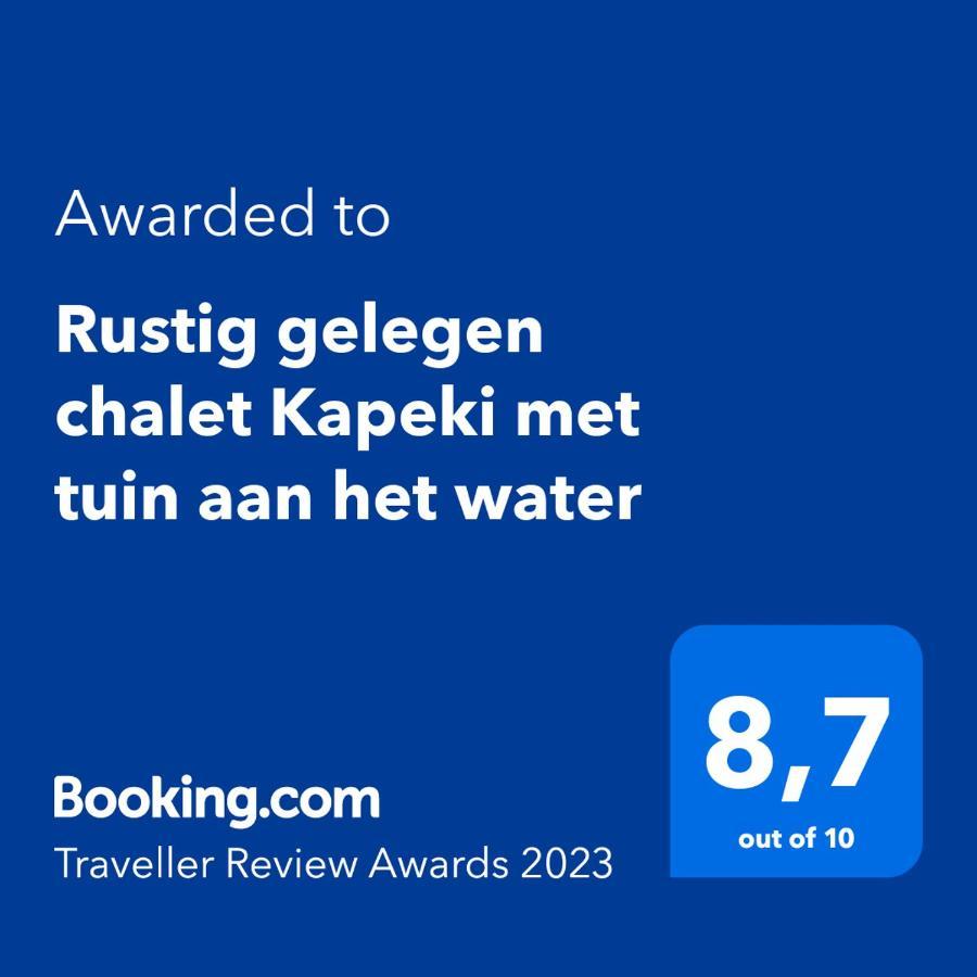 Rustig Gelegen Chalet Kapeki Met Tuin Aan Het Water Geel Kültér fotó